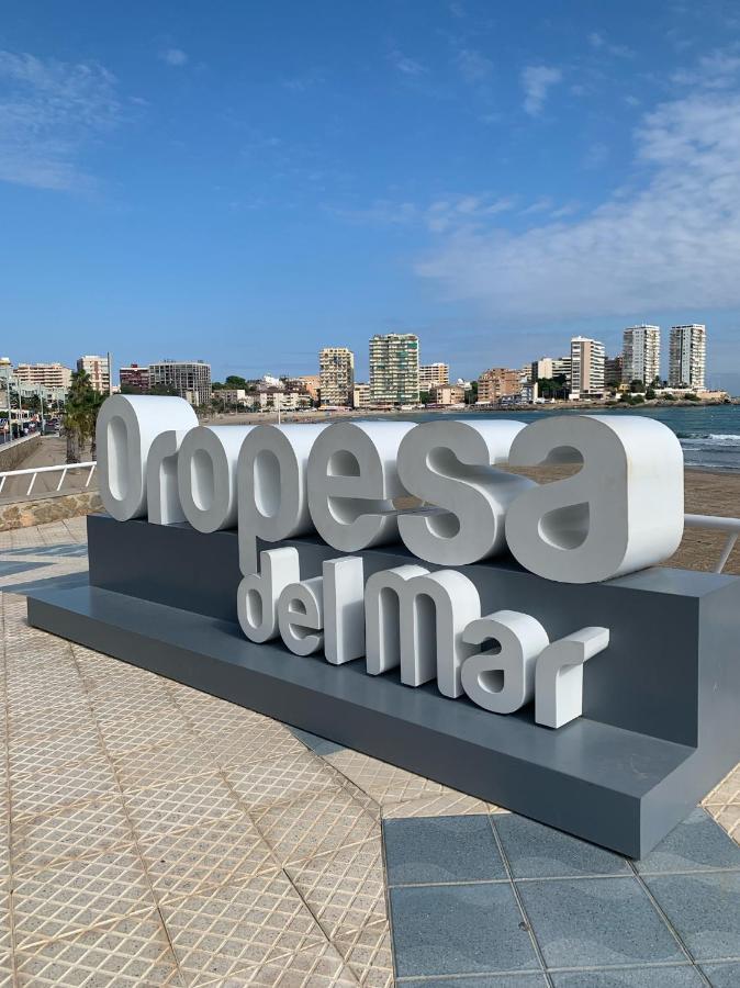 Apartamento En Primerisima Linea De Playa Con Espectaculares Vistas Netflix, Prime Y Disney Oropesa del Mar Eksteriør bilde
